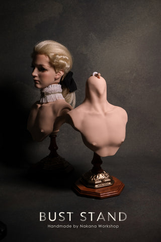 1/3 Male Bust Stand (Wooden base)