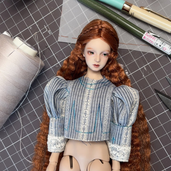 OOAK Handwork 'Liv' 1/6 BJD fullset styling - Doll princess diary