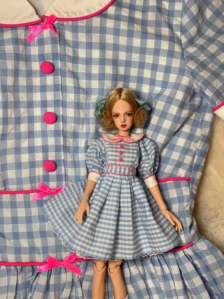 OOAK Handwork 'Liv' 1/6 BJD fullset styling - Roller girl