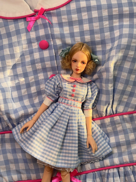 OOAK Handwork 'Liv' 1/6 BJD fullset styling - Roller girl