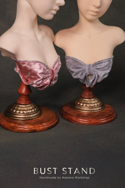 1/3 Female Bust Stand (Wooden base)