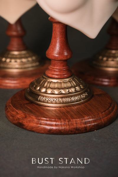 1/3 Female Bust Stand (Wooden base)