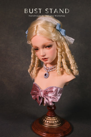 1/3 Female Bust Stand (Wooden base)
