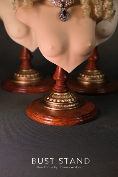 1/3 Female Bust Stand (Wooden base)