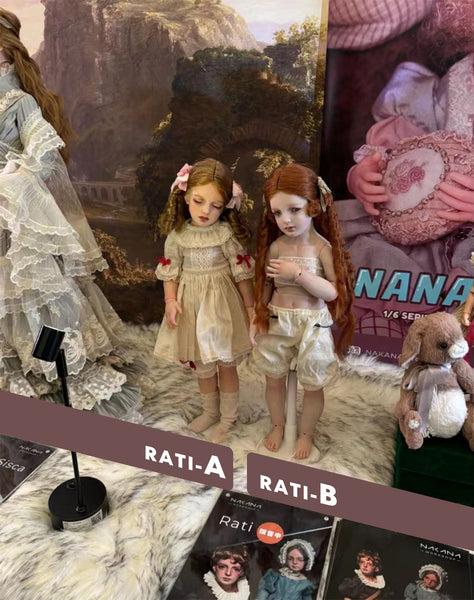 OOAK Handwork 'Rati-Twin sisters' 1/4 BJD fullset styling