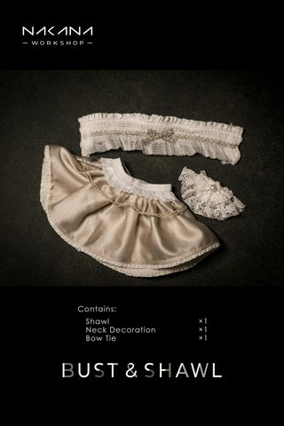 ‘Shawl & Bowtie’ for 1/3 scale Bust-stand