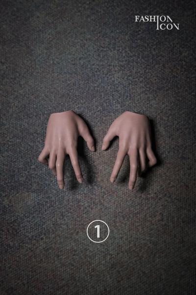 1/4 Female hands for fashion series dolls