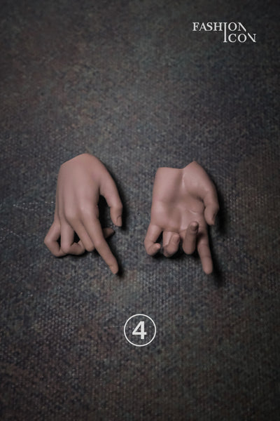 1/4 Female hands for fashion series dolls