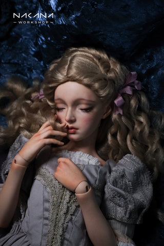 OOAK Handwork 'Girls Mid-length Curly Wig' for 1/3 BJD