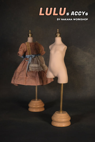 Lulu's wig stand & mannequin stand; 1/6 or 1/8 Doll Stand