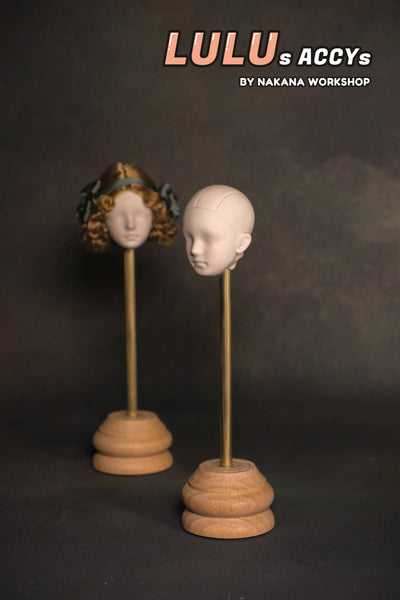 Lulu's wig stand & mannequin stand; 1/6 or 1/8 Doll Stand