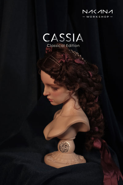 OOAK Handwork 'Duchess` mid-length braid' Wig for 1/3 BJD