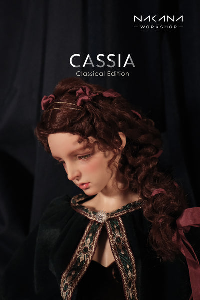 OOAK Handwork 'Duchess` mid-length braid' Wig for 1/3 BJD