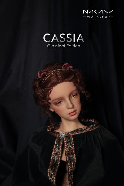 OOAK Handwork 'Duchess` mid-length braid' Wig for 1/3 BJD