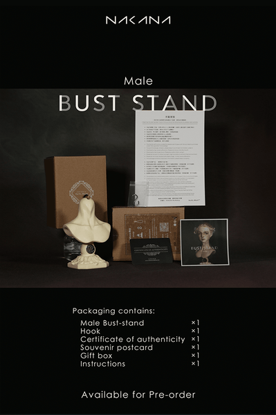 1/3 Male Bust Stand