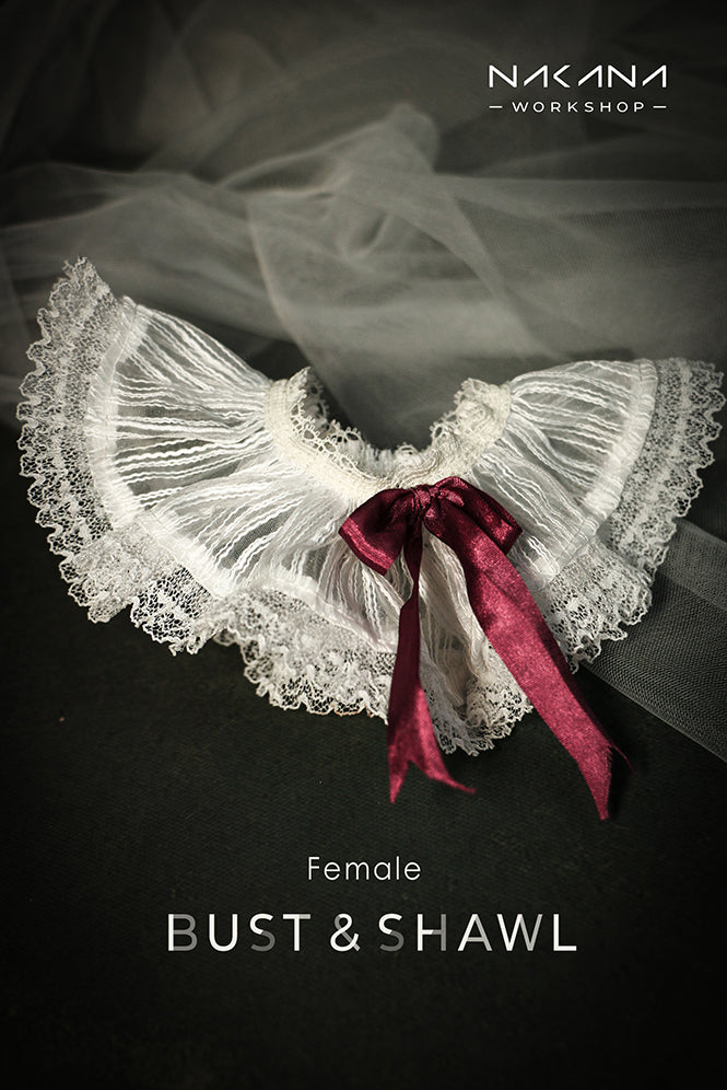 ‘Lace Collar’ for 1/3 scale doll or Bust-stand