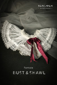 ‘Lace Collar’ for 1/3 scale doll or Bust-stand