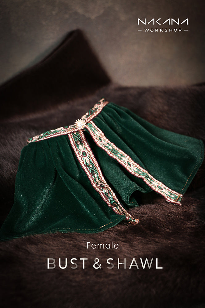 ‘Velvet Shawl’ for 1/3 scale doll or Bust-stand