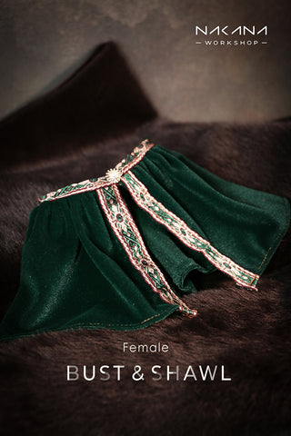 ‘Velvet Shawl’ for 1/3 scale doll or Bust-stand